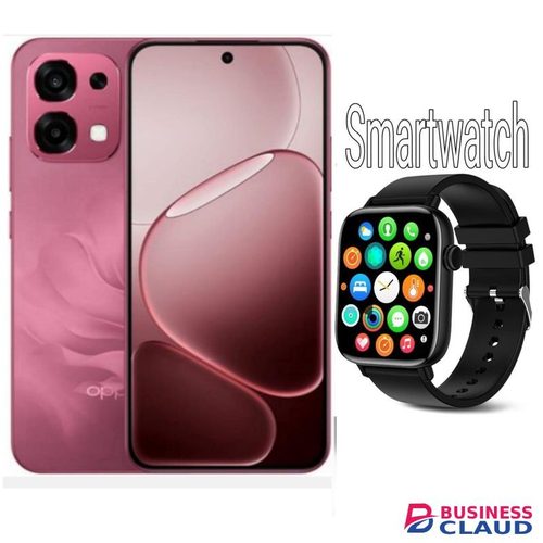 Oppo A6 Pro - 6.57'' Inch, 8GB+256GB Storage, 7000mAh Battery (Dual Sim) 80W Fast Charging-2 YEARS WARRANTY-LL+SMARTWATCH