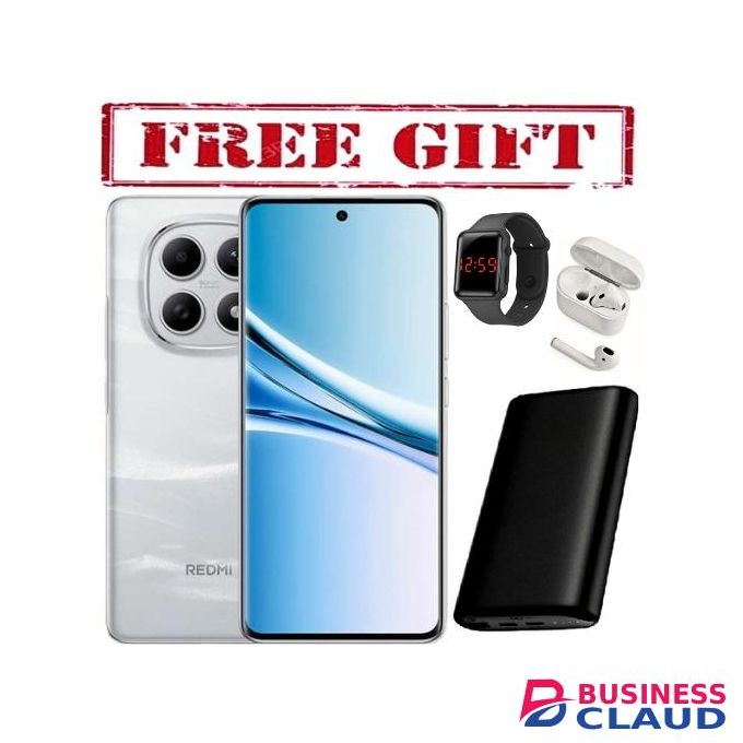 XIAOMI Redmi Note 15, 6.77", 128GB + 6GB RAM (Dual SIM), 5800mAh, IP 68,(2YRs WRTY) -COMES WITH FREE LED WATCH , POWERBANK AND AIRPODS FOR YOU gray