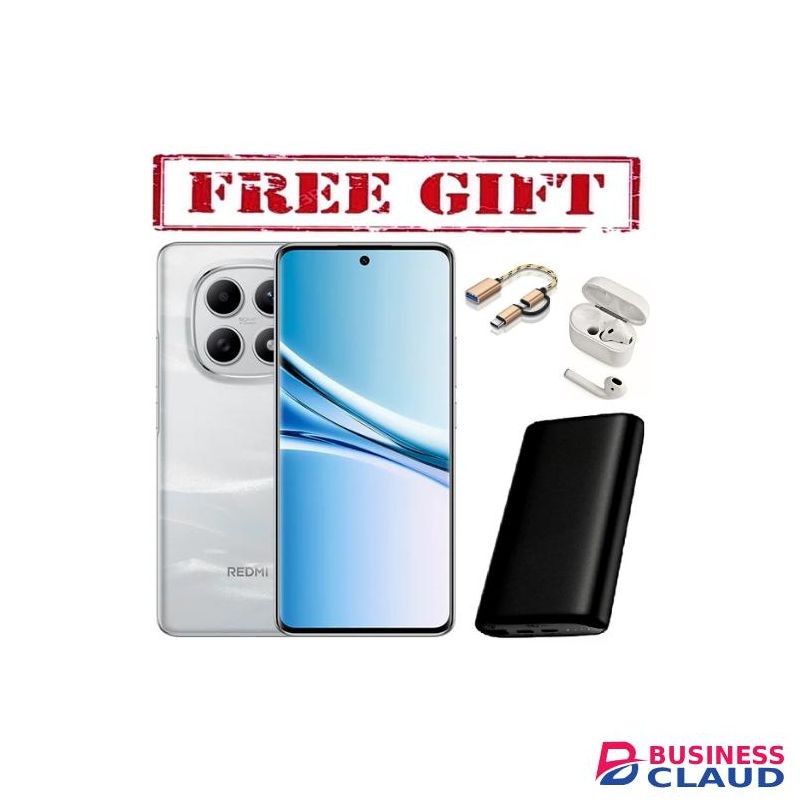 XIAOMI Redmi Note 15, 6.77", 128GB + 6GB RAM (Dual SIM), 5800mAh, IP 68,(2YRs WRTY) -COMES WITH FREE POWERBANK , DUAL OTG AND AIRPODS -WHITE