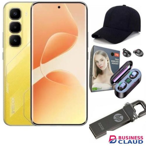 Infinix Hot 60 Pro Plus 256GB+16(8+8)GB 6.78" 144Hz Curved AMOLED Display 50+13MP Camera 5160mAh Battery 45W Fast Charging + FREE GIFTS