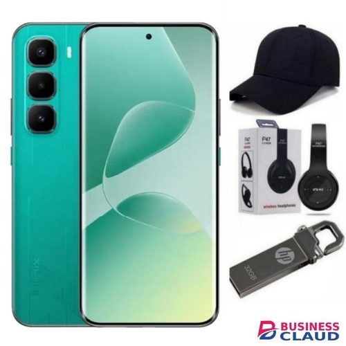 Infinix Hot 60 Pro Plus 256GB ROM+16(8+8)GB RAM 6.78" Display 144Hz Curved AMOLED 50+13MP Camera 5160mAh Battery 45W Fast Charging + FREE GIFTS