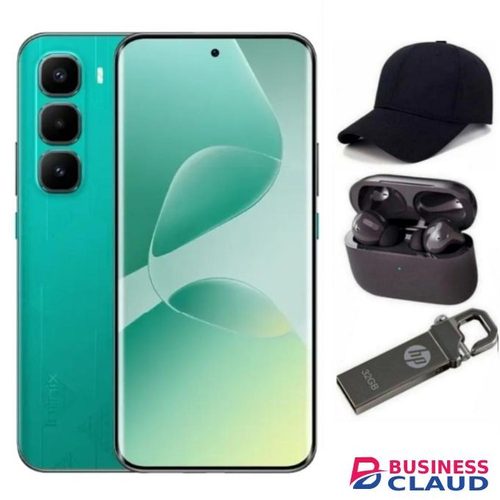 Infinix Hot 60 Pro Plus 256GB ROM +16GB(8GB+8) RAM 6.78" 144Hz Curved AMOLED Display 50+13MP Camera 5160mAh Battery 45W Fast Charging + FREE GIFTS