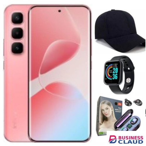 Infinix Hot 60 Pro Plus 256GB ROM+16(8+8)GB RAM 6.78" 144Hz REFRESH RATE Curved AMOLED Display 50+13MP Camera 5160mAh Battery 45W Fast Charging + FREE GIFTS