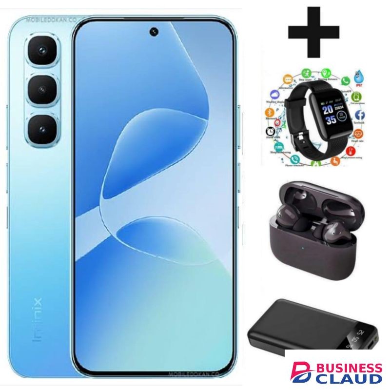 Infinix Hot 60 Pro 8GB RAM +256GB ROM '6.78 inches,50 MP,Battery 5160 mAh+ P. BANK