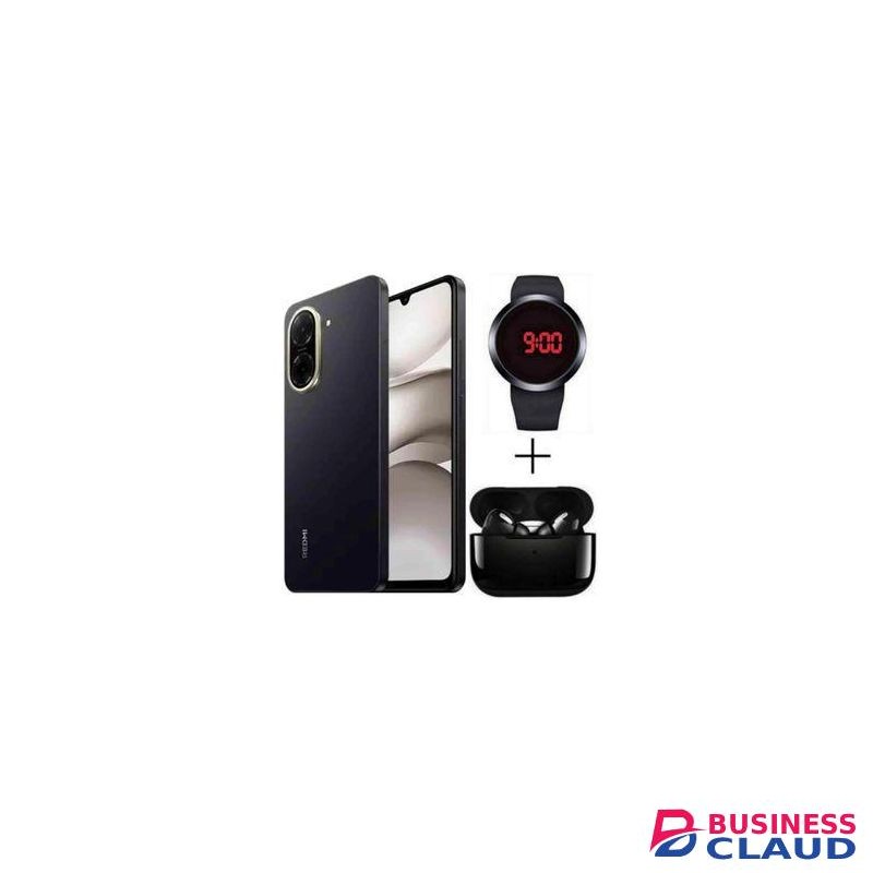 XIAOMI Redmi A5, 3GB RAM + 64GB ROM Memory, 6.88", 5200mAh, Dual Sim, 32MP - Black + FREE GIFTS(SW+12)
