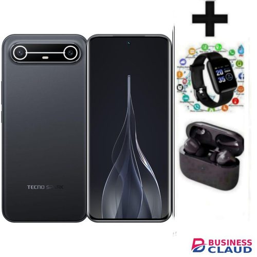 Tecno spark SLIM 256GB ROM + 8GB RAM BATTERY 5160mAh, 45W Fast Charge SMART WATCH