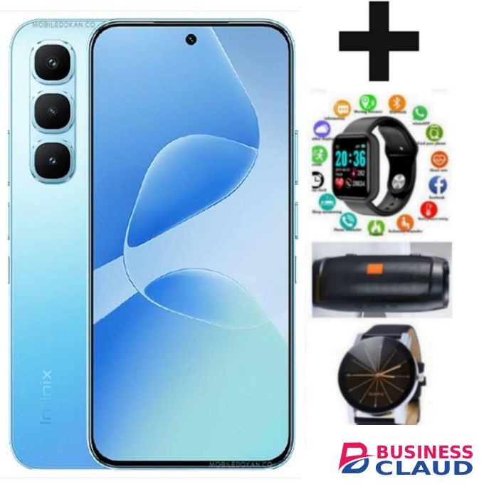 Infinix Hot 60 Pro 8GB RAM +256GB ROM '6.78 inches,50 MP,Battery 5160 mAh+ SPEAKER WATCH
