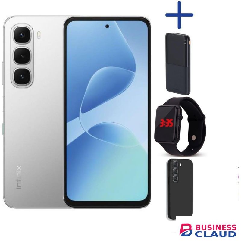 Infinix Hot 60i'6.7 Inches,8GB RAM+256GB ROM"Dual SIM'5000 MAh Battery+COVER LED