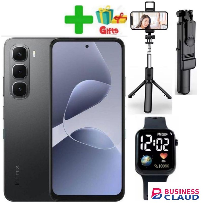 Infinix Hot 60i'6.7 inches,8GB RAM+256GB ROM"Dual SIM'5000 mAh Battery,TRIPOD STAND.. WATCH