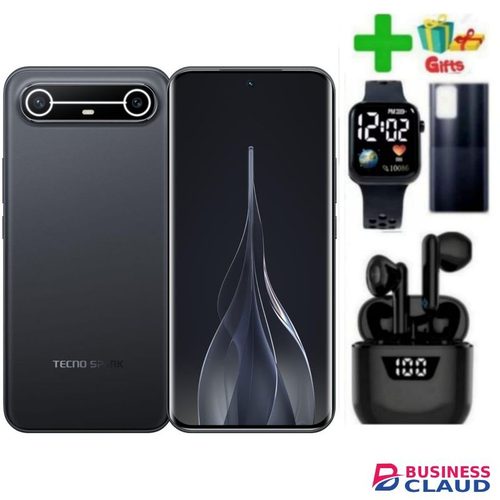 Tecno spark SLIM 256GB ROM + 8GB RAM BATTERY 5160mAh, 45W Fast Charge LED I12