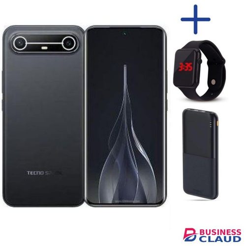 Tecno spark SLIM 256GB ROM + 8GB RAM BATTERY 5160mAh, 45W Fast Charge cover P BANK