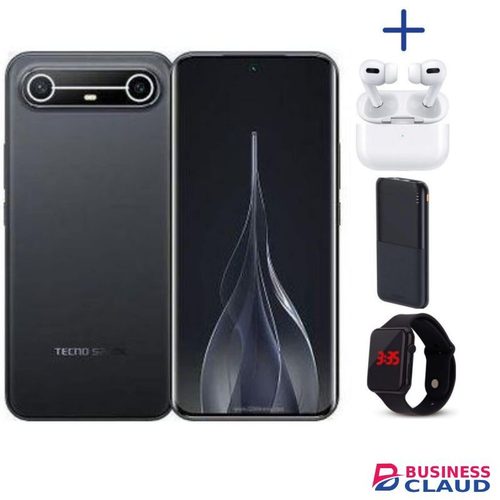 Tecno spark SLIM 256GB ROM + 8GB RAM BATTERY 5160mAh, 45W Fast Charge cover pods