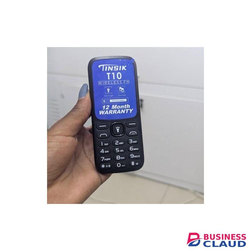 TINSIK T10 177" Kabambe, Wireless FM, Camera, Bright Touch, Facebook, 800mAh (Dual Sim)