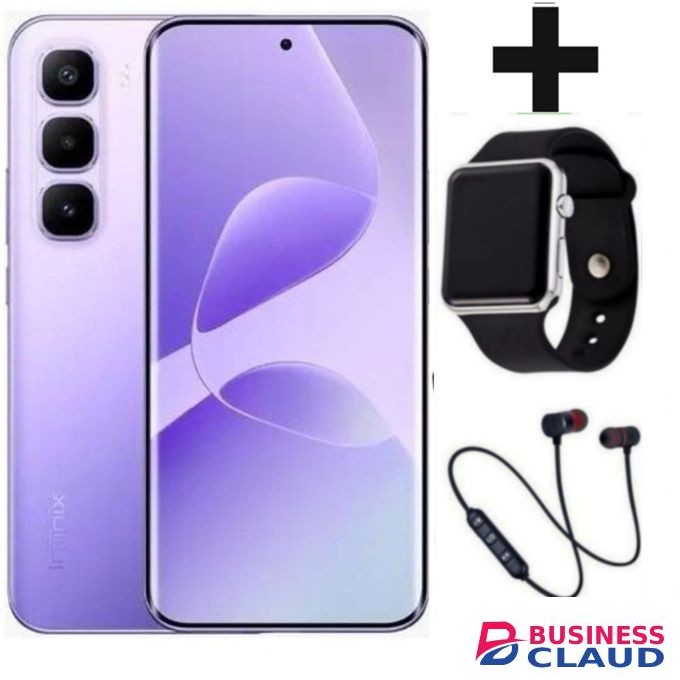 Infinix HOT 60 PRO PLUS,AMOLED CURVED SCREEN DISPLAY 6.78" INCHES(8GB +8GB) 16GB RAM & 256GB 5160 MAH BATTERY sport