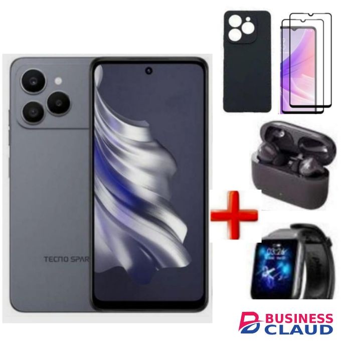 Tecno Spark 40, 6.67''Display,128GB ROM+ up to 8GB RAM, 50 MP, 5200 MAh- 1 YEAR Warranty+ GIFTS-L