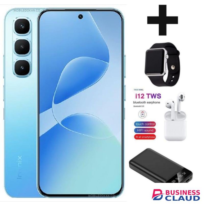 Infinix Hot 60 Pro 8GB RAM +256GB ROM '6.78 inches,50 MP,Battery 5160 mAh+ LED WATCH