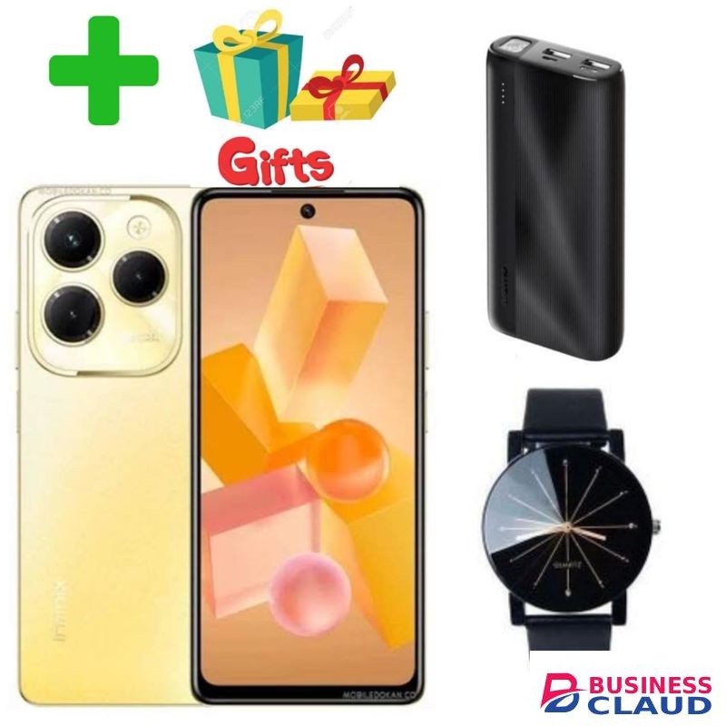 Infinix Hot 40 PRO, 6.6'', 256GB ROM + 8GB RAM, 108MP CAMERA, Dual SIM, 5000mAh+GIFTS,POWER BANK,WEB WATCH