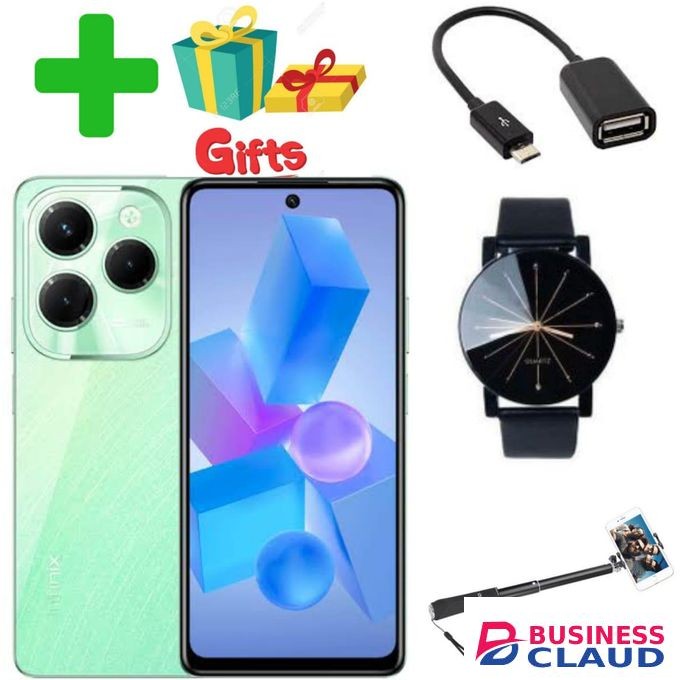 Infinix Hot 40 PRO, 6.6'', 256GB ROM + 8GB RAM, 108MP CAMERA, Dual SIM, 5000mAh+GIFTS,WEB WATCH,SELFIE STICK