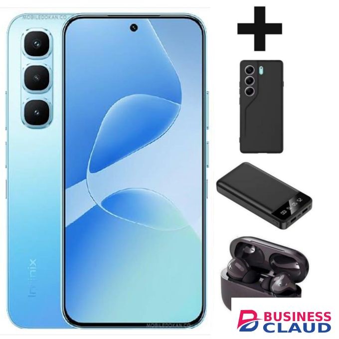 Infinix Hot 60 Pro 8GB RAM +128GB ROM '6.78 inches,50 MP,Battery 5160 mAh+ PODS P .BANK