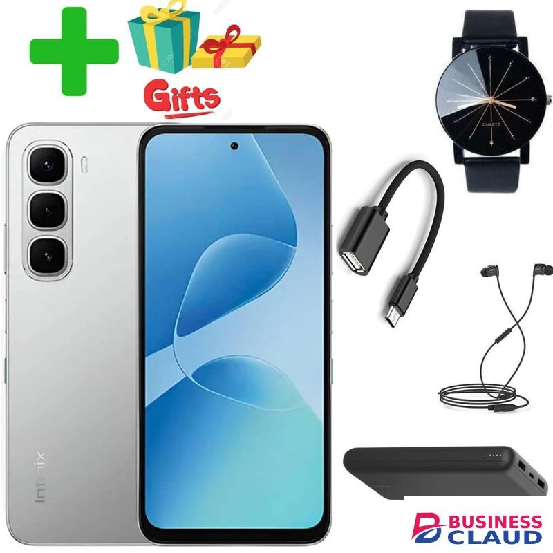 Infinix Hot 60i 4G, 6.7", 4GB RAM, 128GB, 5160mAh, Silver (1 YRS WRTY)+AMAIZING GIVE AWAYS GIFTS.,