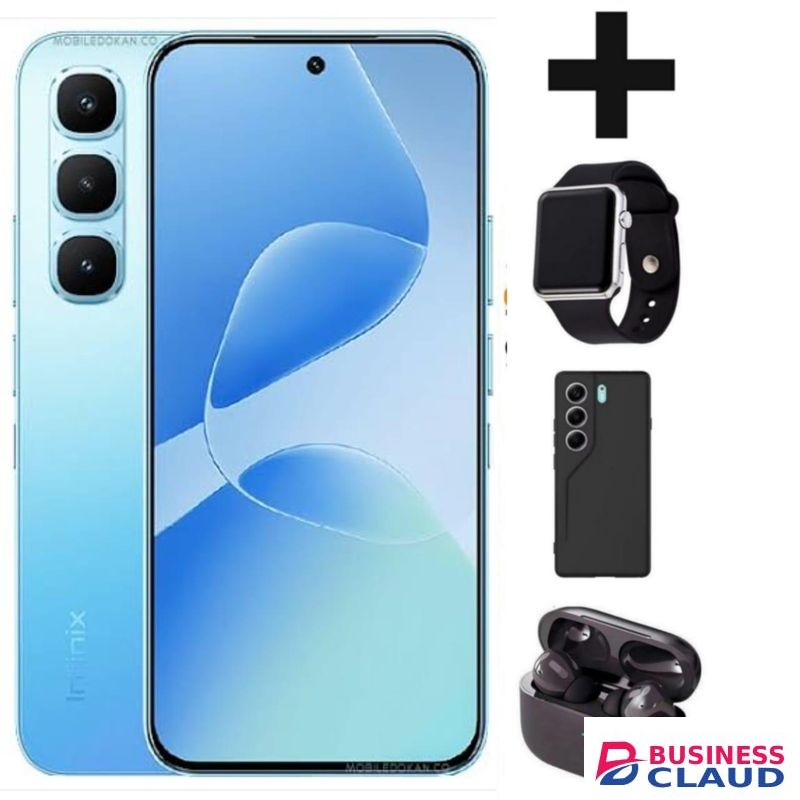 Infinix Hot 60 Pro 8GB RAM +256GB ROM '6.78 inches,50 MP,Battery 5160 mAh+ PODS WATCH P BANK