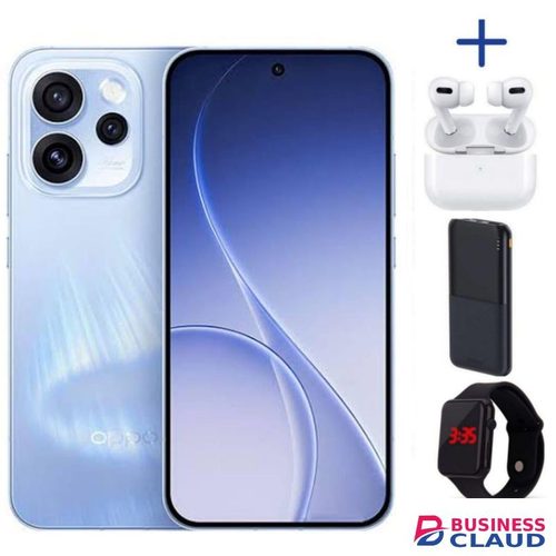 Oppo Reno 15F 5G – 6.57" AMOLED –12GB +512 50MP Ultra-Clear Camera – 7000mAh Battery – 80W Fast Charge P BANK PRO3