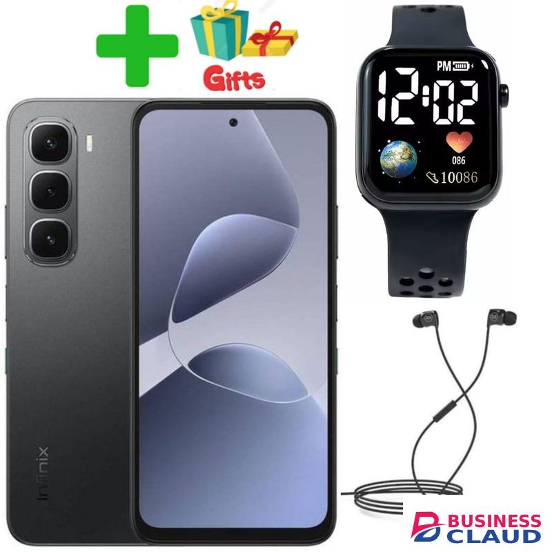 Infinix Hot 60i'6.7 inches,6GB RAM+128GB ROM"Dual SIM'5000 mAh Battery+GIFTS,LED WATCH,OTG