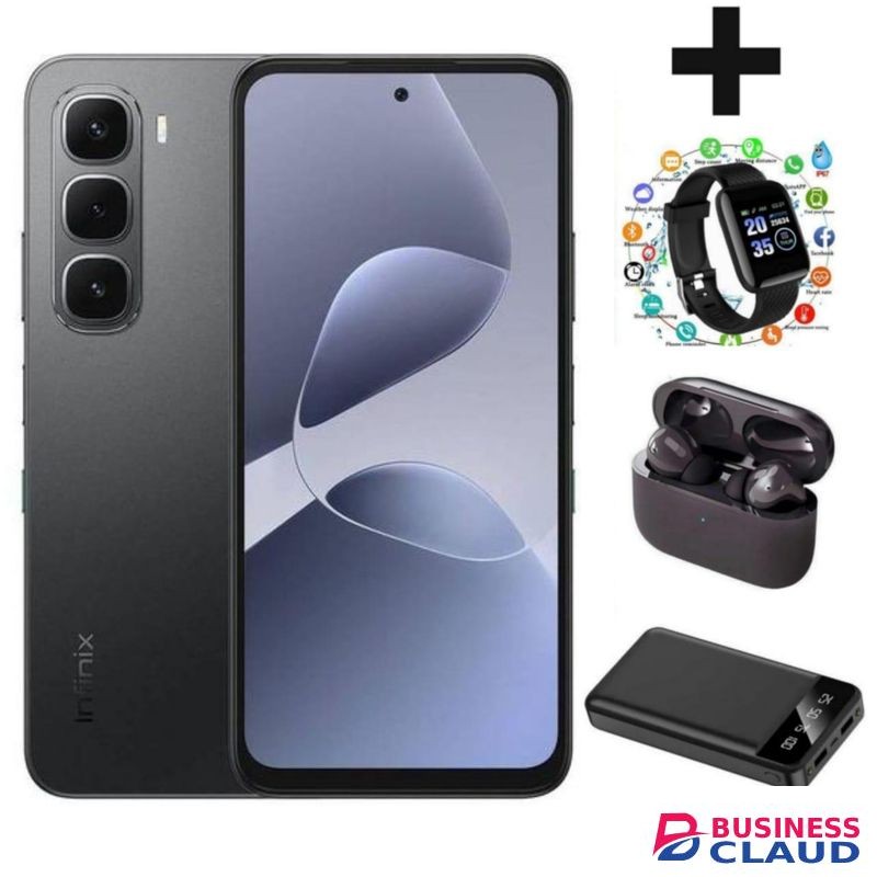 Infinix Hot 60 Pro 8GB RAM +128GB ROM '6.78 inches,50 MP,Battery 5160 mAh+ PODS WATCH p.bank