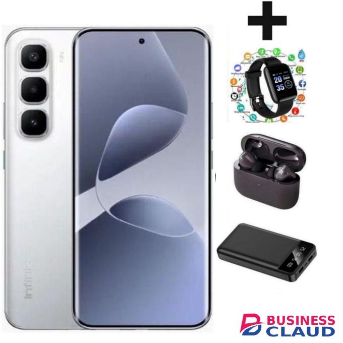 Infinix HOT 60 PRO PLUS,AMOLED CURVED SCREEN DISPLAY 6.78" INCHES(8GB +8GB) 16GB RAM & 256GB 5160 MAH BATTERY WATCH PODS P.BANK