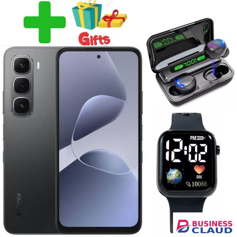 Infinix Hot 60i'6.7 inches,8GB RAM+256GB ROM"Dual SIM'5000 mAh Battery+GIFTS MAGNIFIER,