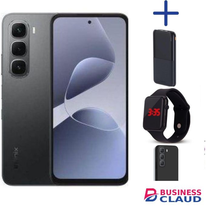 Infinix Hot 60i'6.7 Inches,4GB RAM+128GB ROM"Dual SIM'5000 MAh Battery+LED WATCH COVER