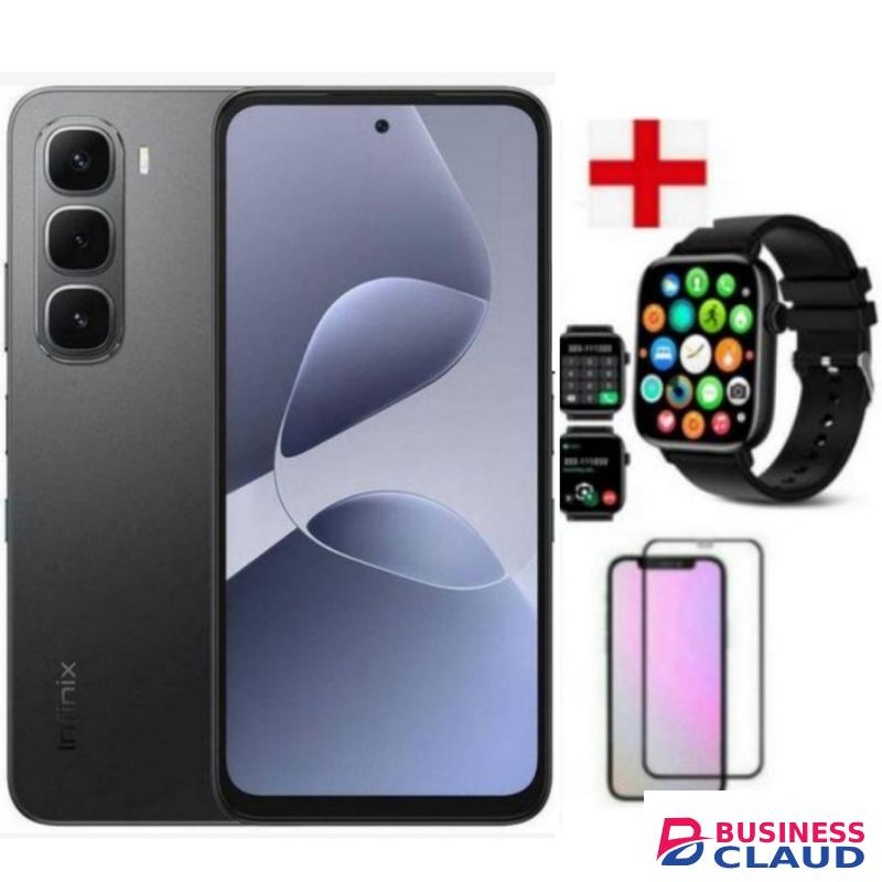 Infinix Hot 60i 6.7 ''Inches, up to 12GB RAM+128GB Storage,5160 MAh Battery+SMARTWATCH+PROTECTOR