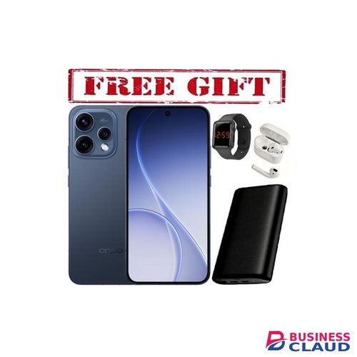 Oppo Reno 15F 5G – 6.57" AMOLED –12GB +512 50MP Ultra-Clear Camera – 7000mAh Battery – 80W Fast Charge COMES WITH FREE LED WATCH, POWERBANK AND AIRPODS FOR YOU black