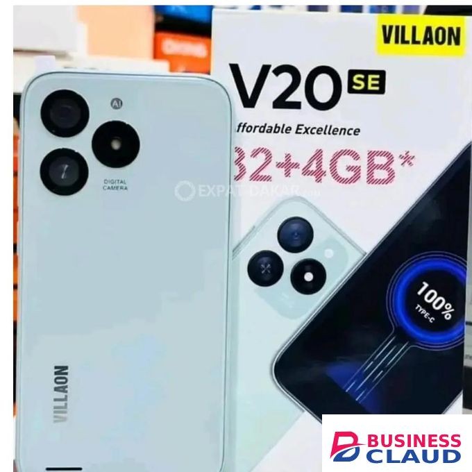 VILLAON V20 SE 5.0" 4GB RAM+32GB Storage 8MP Camera-3000mAh Dual Sim- Vert Menthe