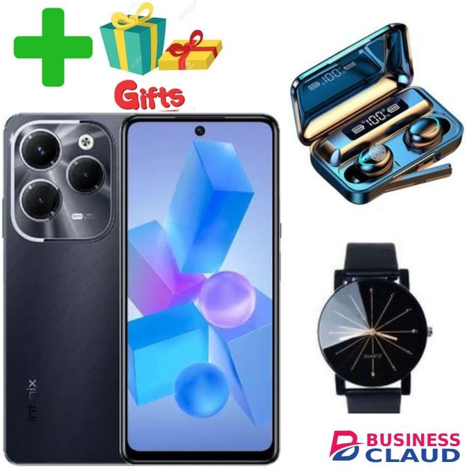 Infinix Hot 40 PRO, 6.6'', 256GB ROM + 8GB RAM, 108MP CAMERA, Dual SIM, 5000mAh+GIFTS,F9 PODS,WEB WATCH
