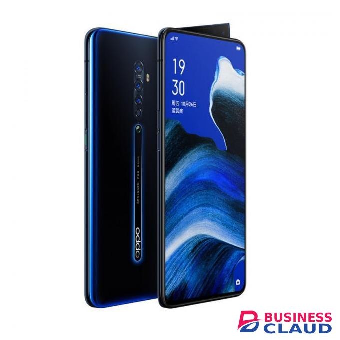 Oppo Reno 2 128GB features a 6.5 inch uninterrupted AMOLED display, On screen Fingerprint with a pop up 16MP camera. It has a 48MP quad-camera system with 5x hybrid zoom, a Snapdragon 730G CPU, 8GB RAM, and a 4000mAh battery.