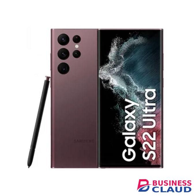 Samsung Galaxy S22 Ultra 5G, -512GB + 12GB RAM- (duos )-5000mAh- Burgundy