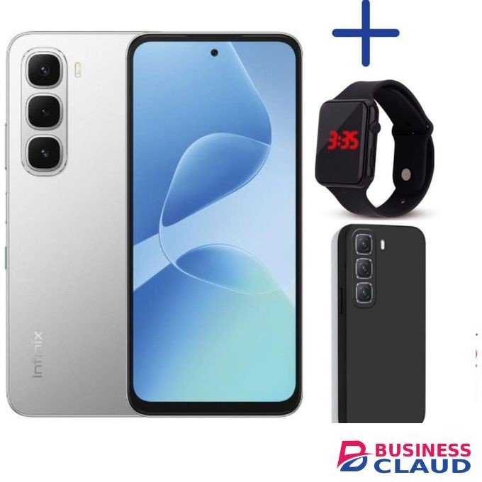 Infinix Hot 60i'6.7 Inches,6GB RAM+128GB ROM"Dual SIM'5000 MAh Battery+LED WATCH COVER