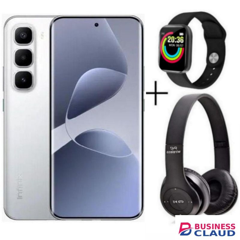 Infinix HOT 60 PRO PLUS, 6.78", 8GB RAM Up to 16GB RAM 128GB ROM, 4G, 5160mAh - Grey + FREE AMAZING GIFTS