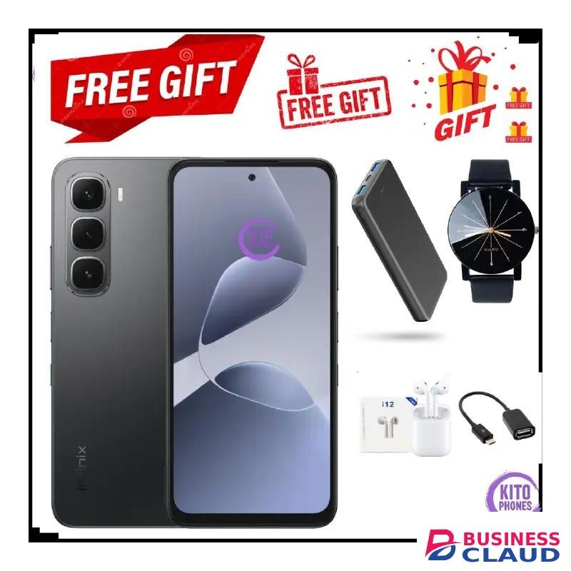 Infinix Hot 60i 6.7 Inches 8GB RAM+256GB ROM" 50 MP Dual SIM 5160 MAh Battery +FREE GIFTS