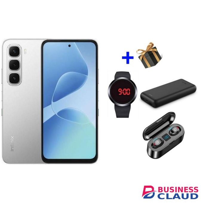 Infinix Hot 60i 4G" 6.7 Inches , 4GB RAM + 128GB ROM, 50MP Camera, Battery: 5160mAh, 45W Fastcharge + FREE GIFT