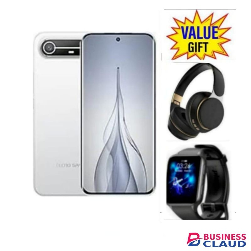 Tecno spark SLIM , 6.78'' HD+, UP To 16GB RAM+ 256GB ROM (Dual Sim) 50MP, 5160 MAh+HEADPHONES+WATCH