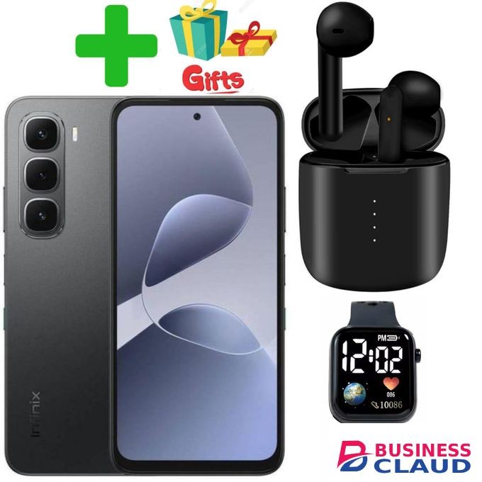 Infinix Hot 60 Pro plus'6.78 inches,16GB RAM+256GB ROM.50 MP,Battery 5160 mAh+AMAIZING GIFTS(I12 EARPODS,LED WATCH)+1 YEAR WARRANTY