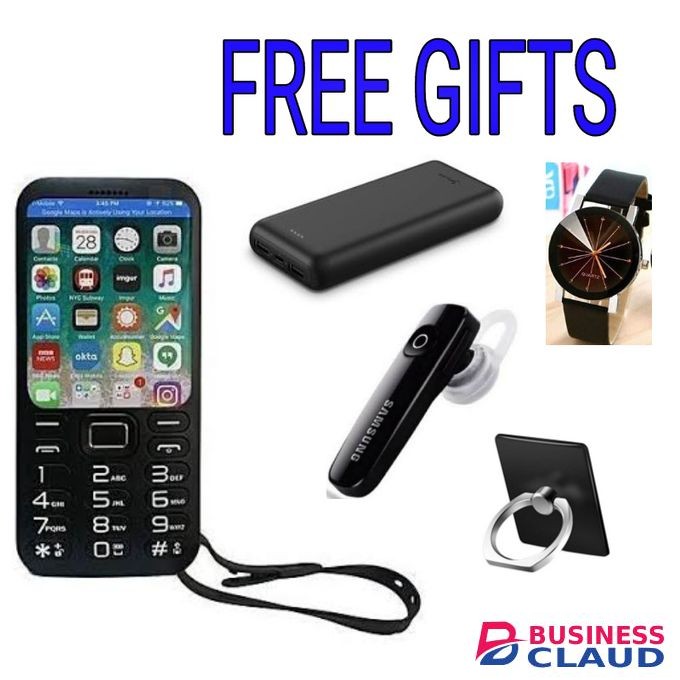SQ Mobile SQ 1000//20,000mAh//Powerbank Feature //Inbuit Bluetooth Speaker Black/ 4 Gifts
