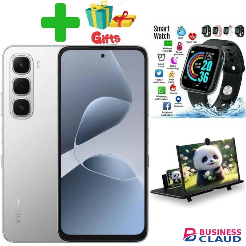 Infinix Hot 60 Pro+'6.78 inches,50 MP,Battery 5160 mAh+AMAIZING GIFTS(SMART WATCH,MAGNIFIER)+1 YEAR WARRANTY
