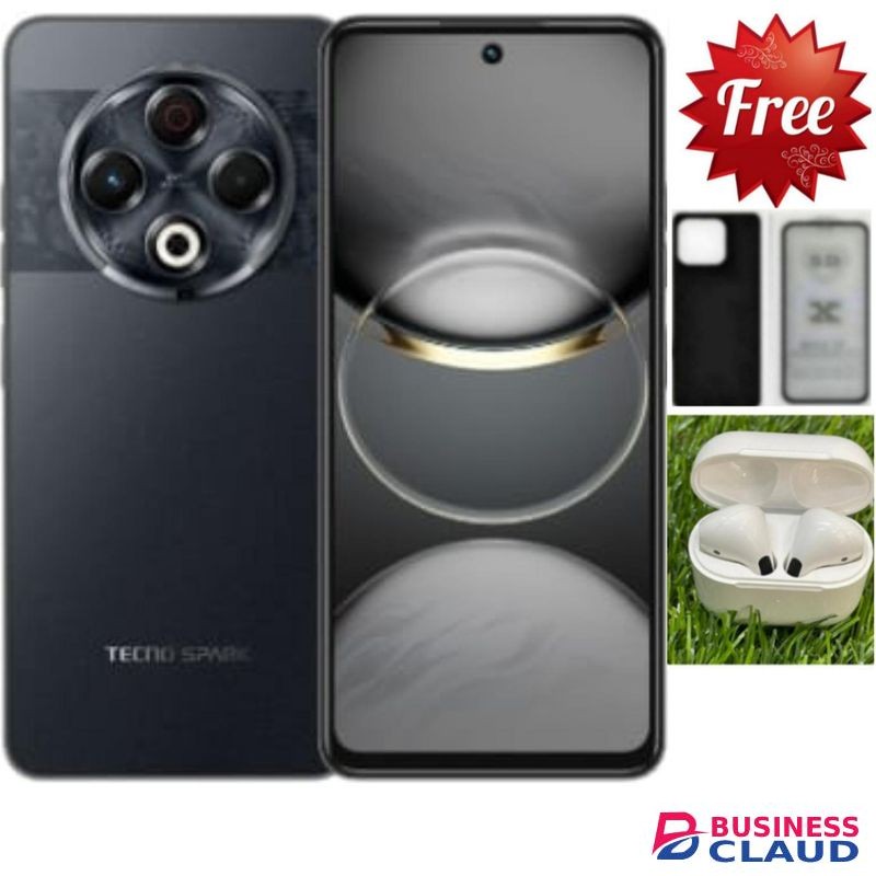 Tecno Transformers Spark 30, 6.8'' UP to 16GB RAM(8+8 RAM)+128GB ROM,64MP Camera, 5000 mAh Battery,+FREE GIFTS.