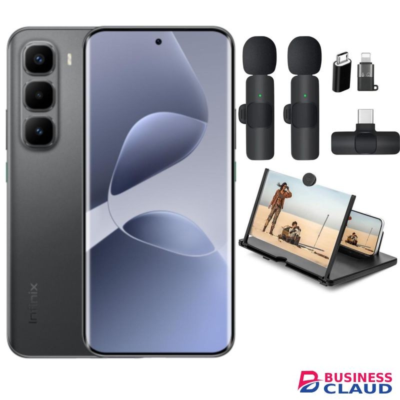 Infinix HOT 60 Pro Plus 6.78'' Inches, AMOLED (Curved Screen) 8GB RAM & 128GB ROM, 5160mAh Battery, lapel+magnifier