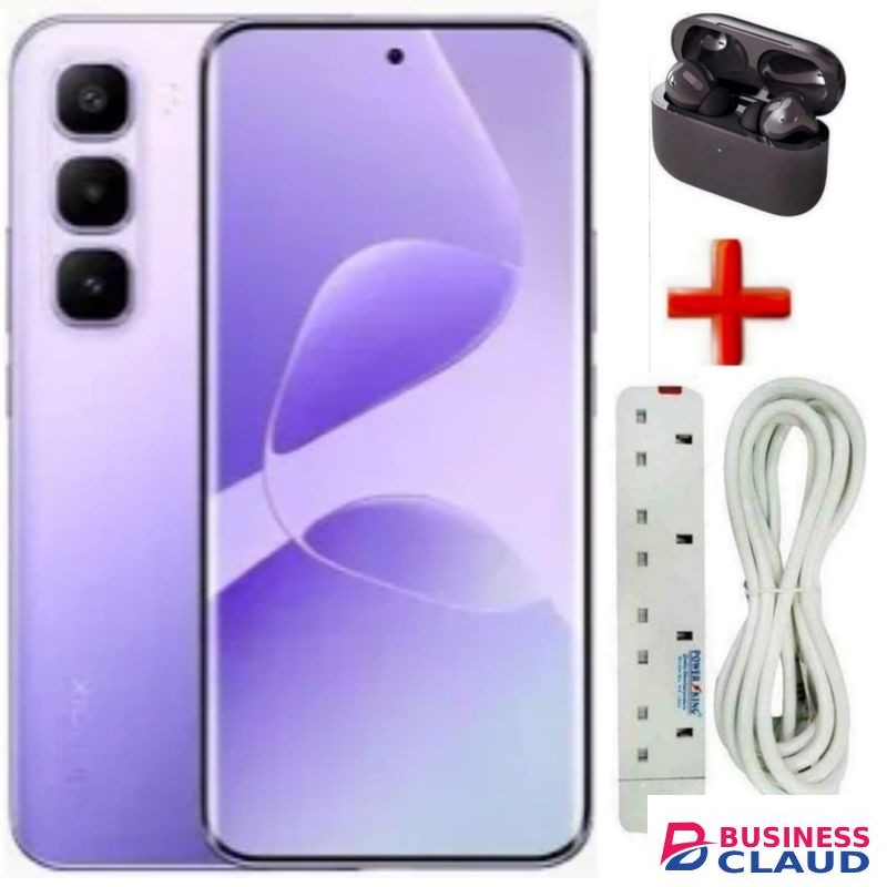 Infinix HOT 60 Pro Plus 6.78'' (Curved Screen) Up to 16GB RAM & 128GB ROM, 5160mAh Battery+ FREE GIFTS