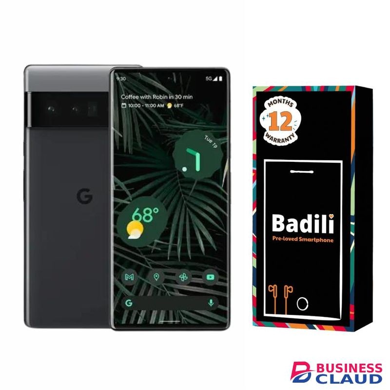 Refurbished Google Pixel 6a, Dual Sim,,6GB/128GB - 4410mAh Battery - Black.