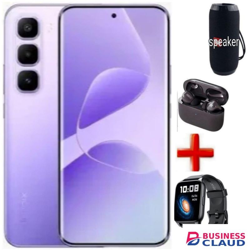 Infinix HOT 60 Pro Plus 6.78'' (Curved Screen) Up to 16GB RAM & 256GB ROM, 5160mAh Battery+GIFTS